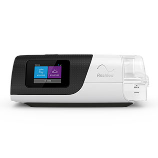 a airsense-11-urządzenie CPAP do leczenia bezdechu sennego – widok z przodu
